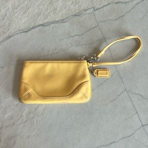 Coach Leather wristlet